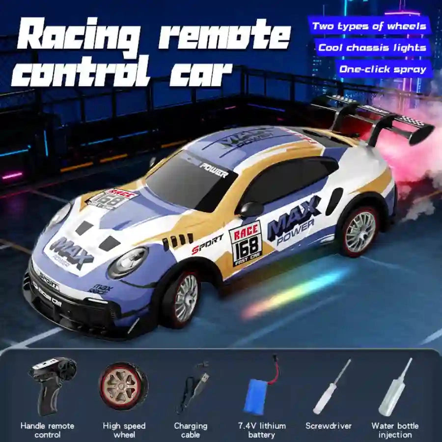 Remote Control 4WD Beast Car With Smoke Spray | High Speed Drift 4 Wheel Drive RC Car