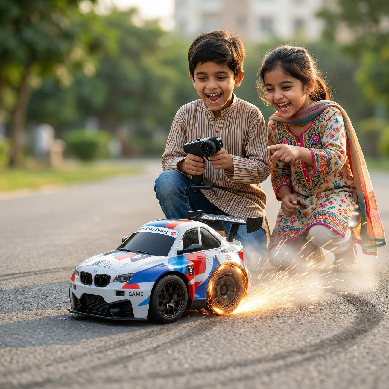 RC Mini BMW M4 Spark Drifting Car