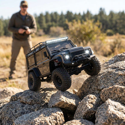1/16 Scale RC 4WD Trail Truck RTR with 2.4GHz Remote – IPX4 Waterproof