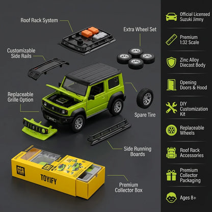 1:32 Suzuki Jimny Alloy Diecast Model Car | Official Licensed