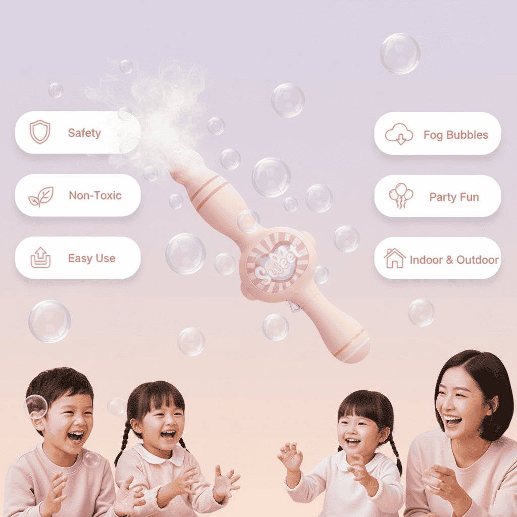 Fog Bubble Machine for Kids