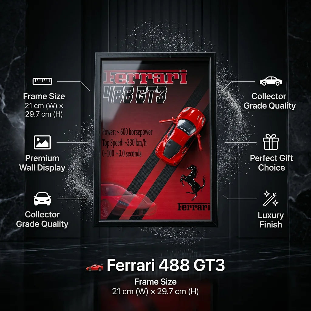1:32 Diecast Ferrari 448 GT3 3D Frame Model Car