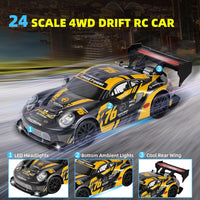 1.24 Scale High-Speed 4WD RC Drift Car 20KMH