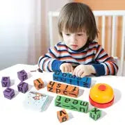 4 Players Children Magnetic Spelling Word Cube
