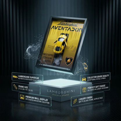 1:32 Diecast Lamborghini Aventador 3D Frame Model Car