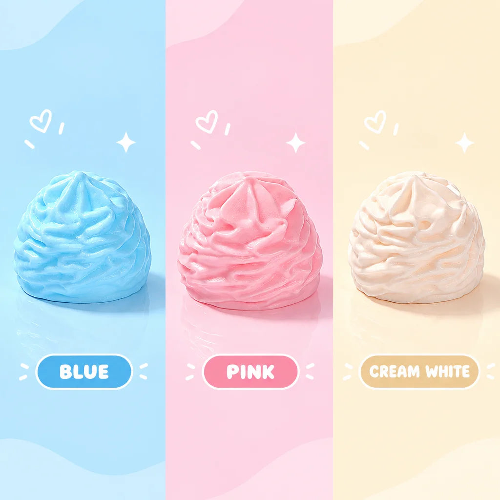 Cream Roll Stress Relief Squishy
