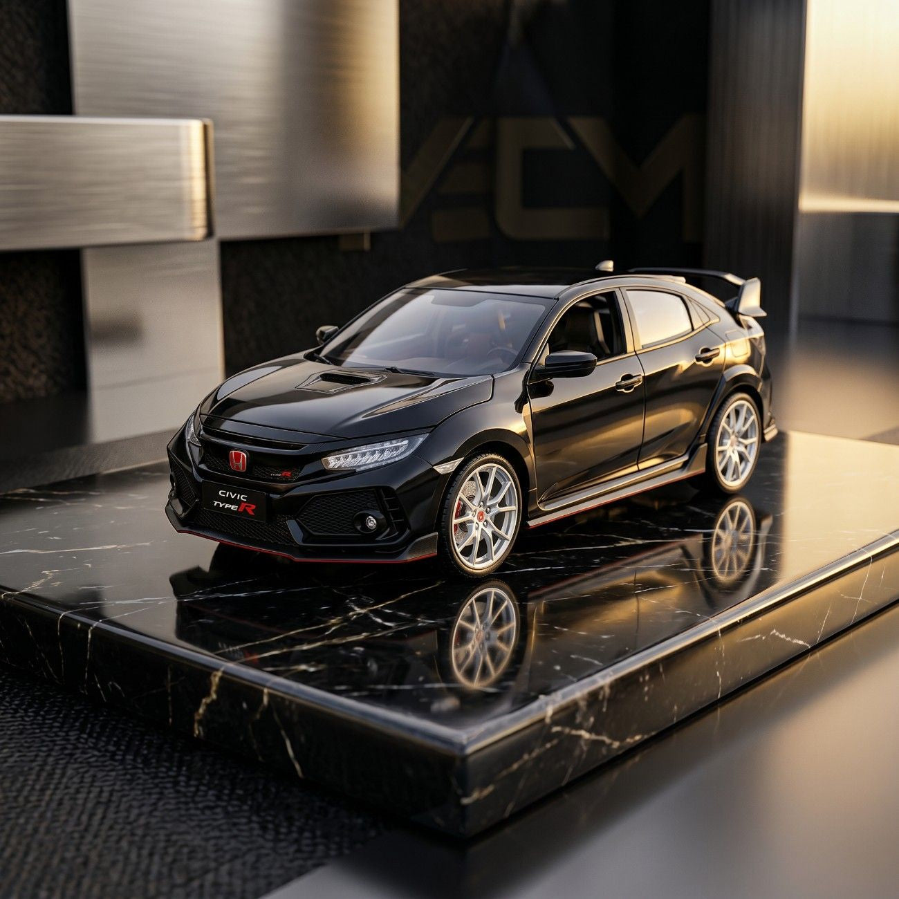 Premium Diecast Honda Civic Type-R Model Car – Collector Edition Alloy (1:24 Scale)