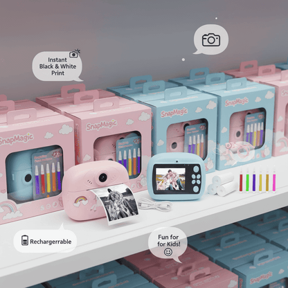 Mini Camera Printer – Instant Digital Camera & Printer for Kids