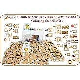 Kids DIY Wooden Craft & Drawing Kit