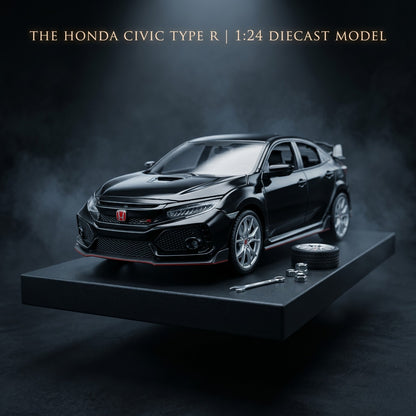 Premium Diecast Honda Civic Type-R Model Car – Collector Edition Alloy (1:24 Scale)