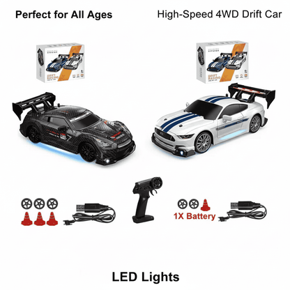 1.24 Scale High-Speed 4WD RC Drift Car 20KMH