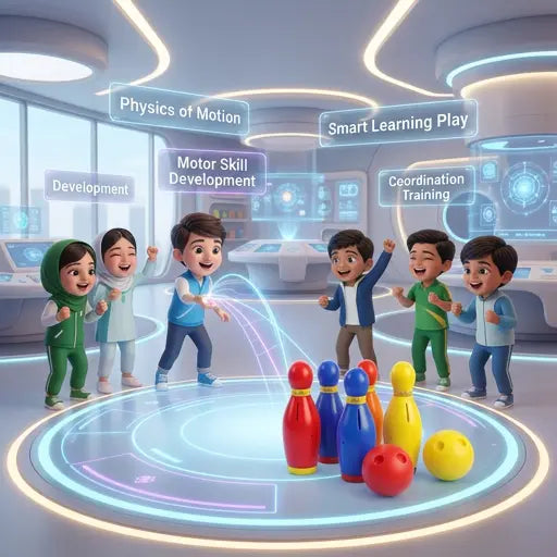 Baby Bowling Game 2-in-1 Educational Toy Set
