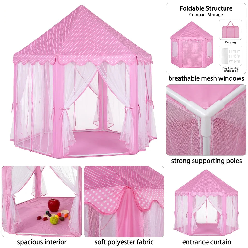 Princess Castle Play Tent House