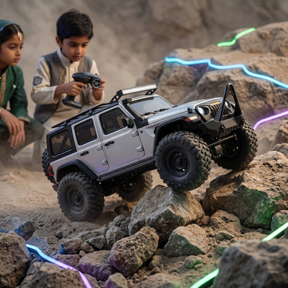 1:16 4WD RC Jeep Wrangler Rubicon Off-Road Remote Control Car