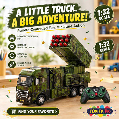 Remote Control Missile Truck