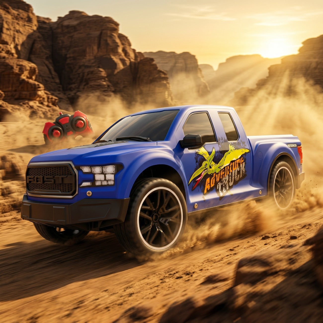 1:10 Scale RC Adventure Truck - Remote Control Off-Road Car