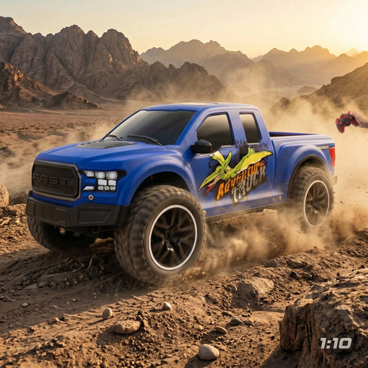 1:10 Scale RC Adventure Truck - Remote Control Off-Road Car