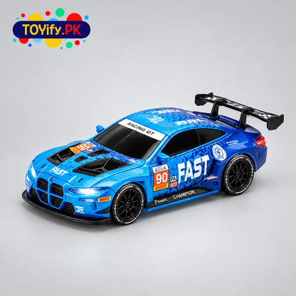 BMW M4 GT3 Mini RC Drift Racing Car with Rechargeable Batteries & Accessories