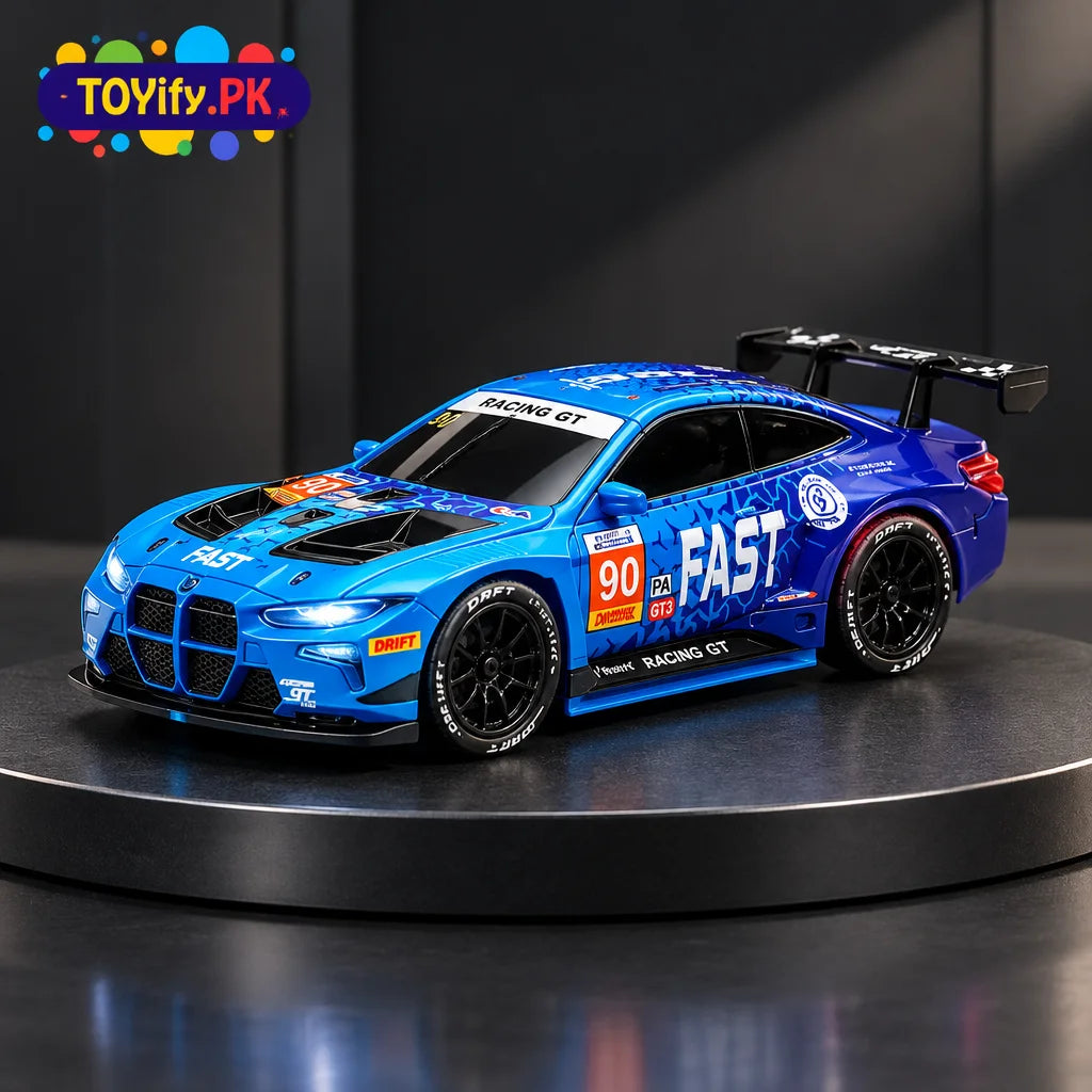 BMW M4 GT3 Mini RC Drift Racing Car with Rechargeable Batteries & Accessories