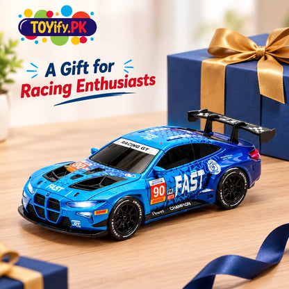 BMW M4 GT3 Mini RC Drift Racing Car with Rechargeable Batteries & Accessories
