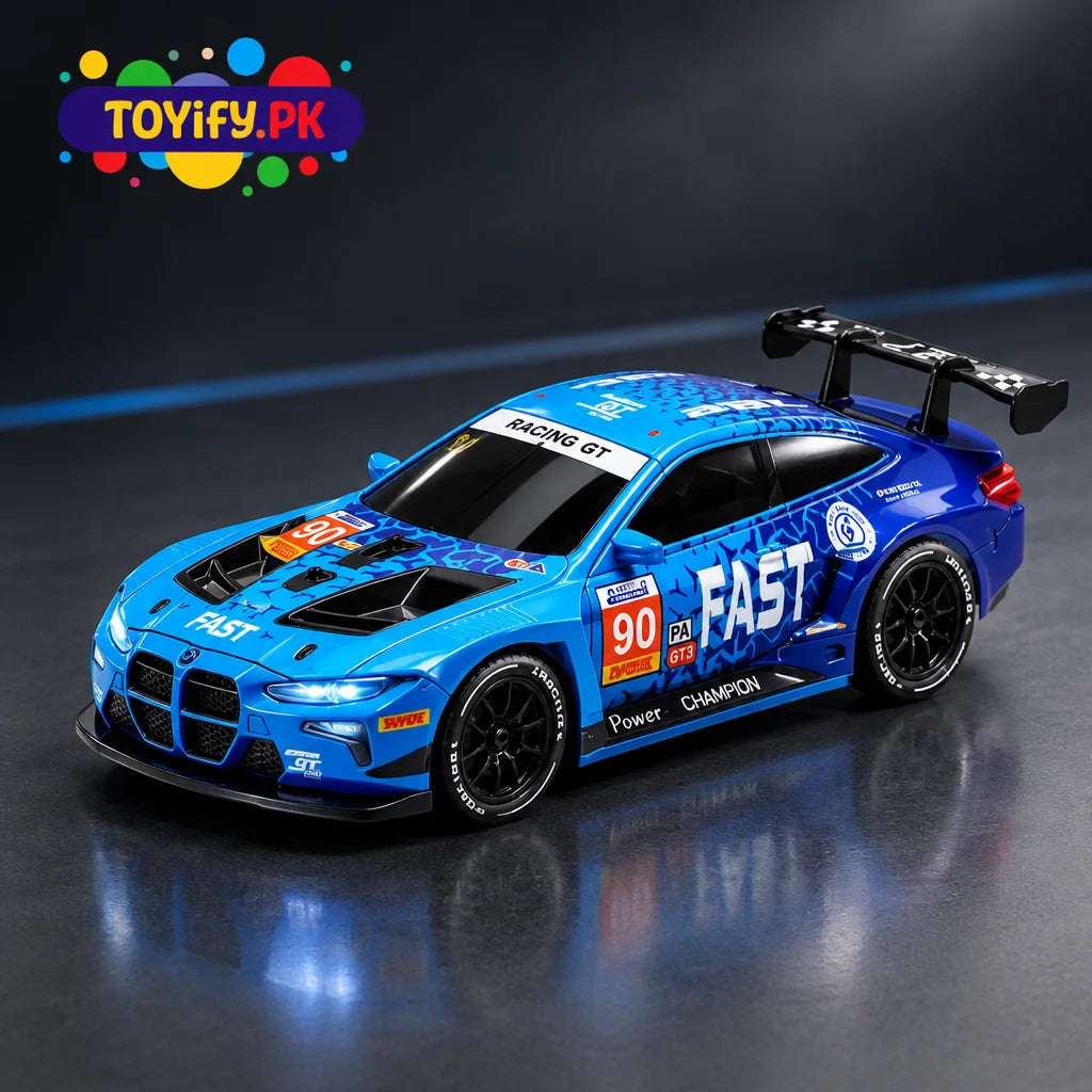 BMW M4 GT3 Mini RC Drift Racing Car with Rechargeable Batteries & Accessories