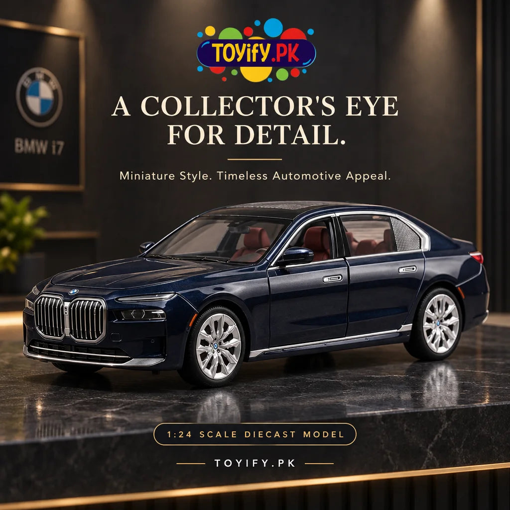 1:24 Diecast BMW i7 Official Licensed Model Car