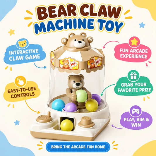 Bear Claw Machine Toy For Kids