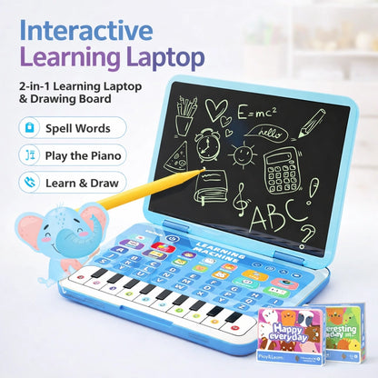 2-in-1 Laptop Learning Machine & Drawing Tablet