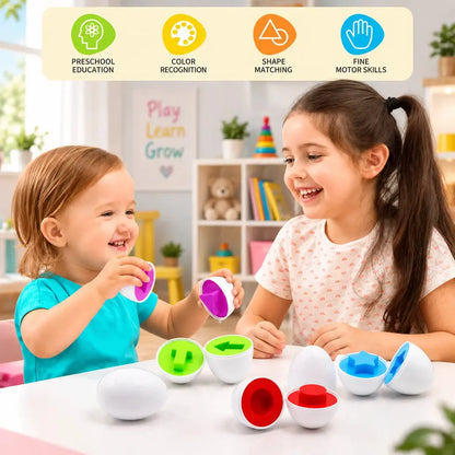 Multi Shapes & Numbers Eggs Toy