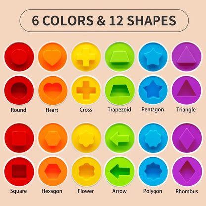 Multi Shapes & Numbers Eggs Toy