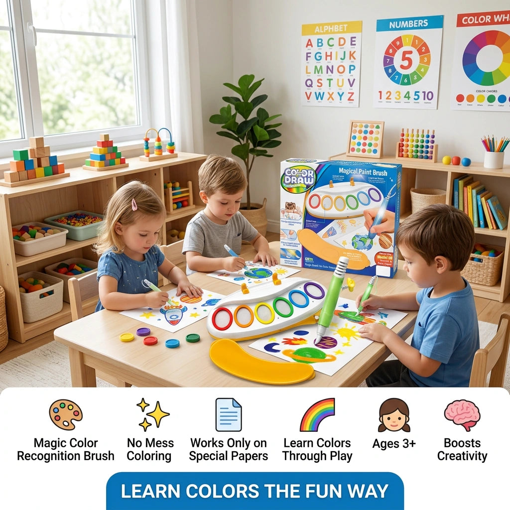 Magical Paint Brush Coloring Kit