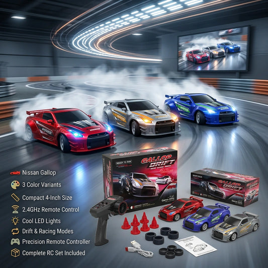 2.4GHz RC Mini Nissan Gallop Drift Car
