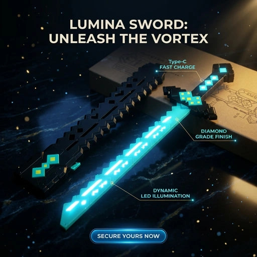 Minecraft LED Diamond Sword