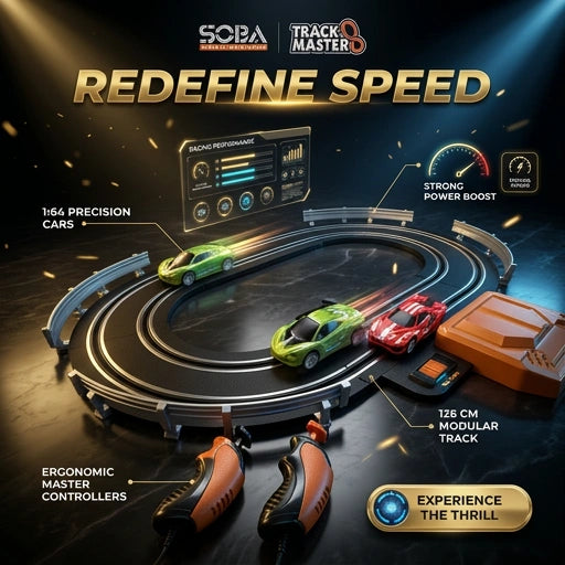 Soba Slot Racing Track Set – Electric Slot Car Racing Toy for Kids