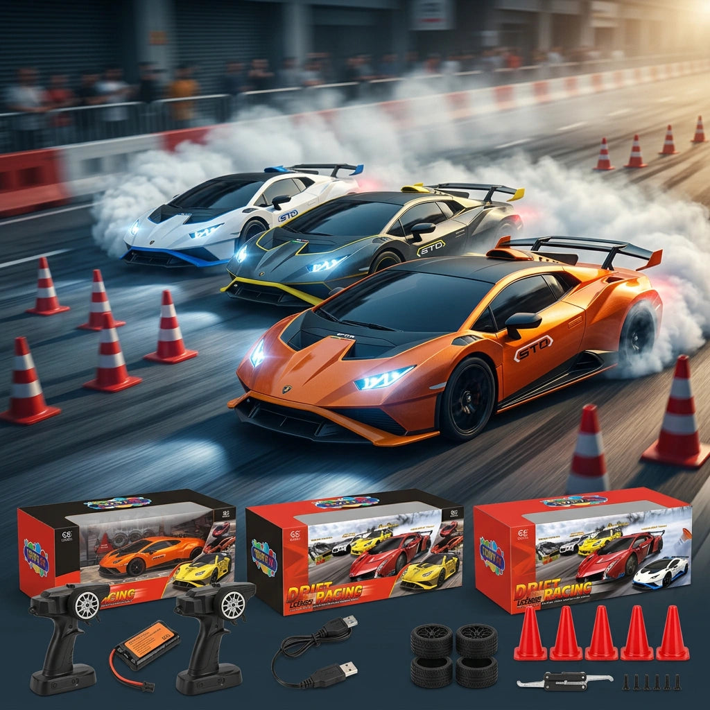 1:18 Licensed 4WD RC Drift Lamborghini Huracan STO Drift Car