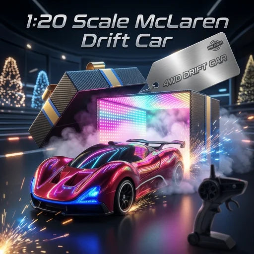 1:20 Scale Mc Laren 2.4GHz High-Speed 4WD RC Drift Car with RGB Lights