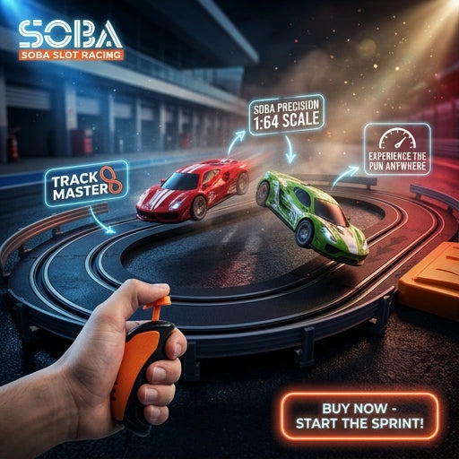 Soba Slot Racing Track Set – Electric Slot Car Racing Toy for Kids
