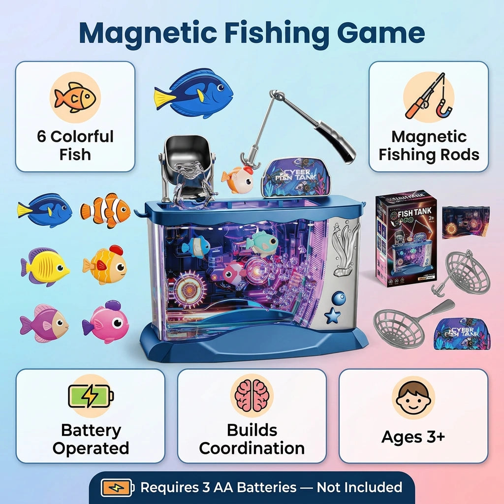 Magnetic Fishing Game for Kids