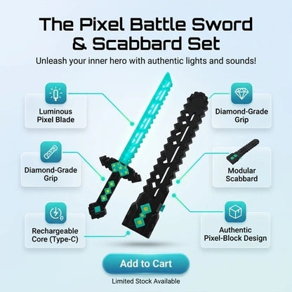 Minecraft LED Diamond Sword