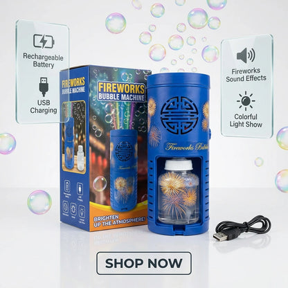 Fireworks Bubble Machine