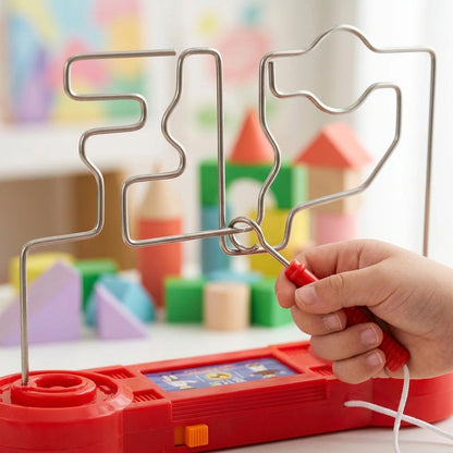 Kids Electric Maze Game – Fun & Educational Puzzle Toy with Lights and Buzzer