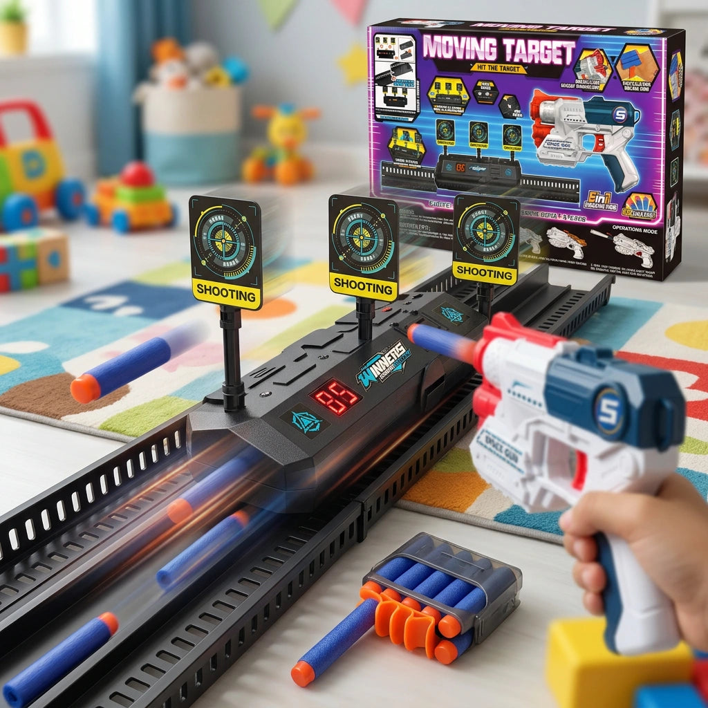 6-in-1 Electronic Shooting Target Toy Game Set