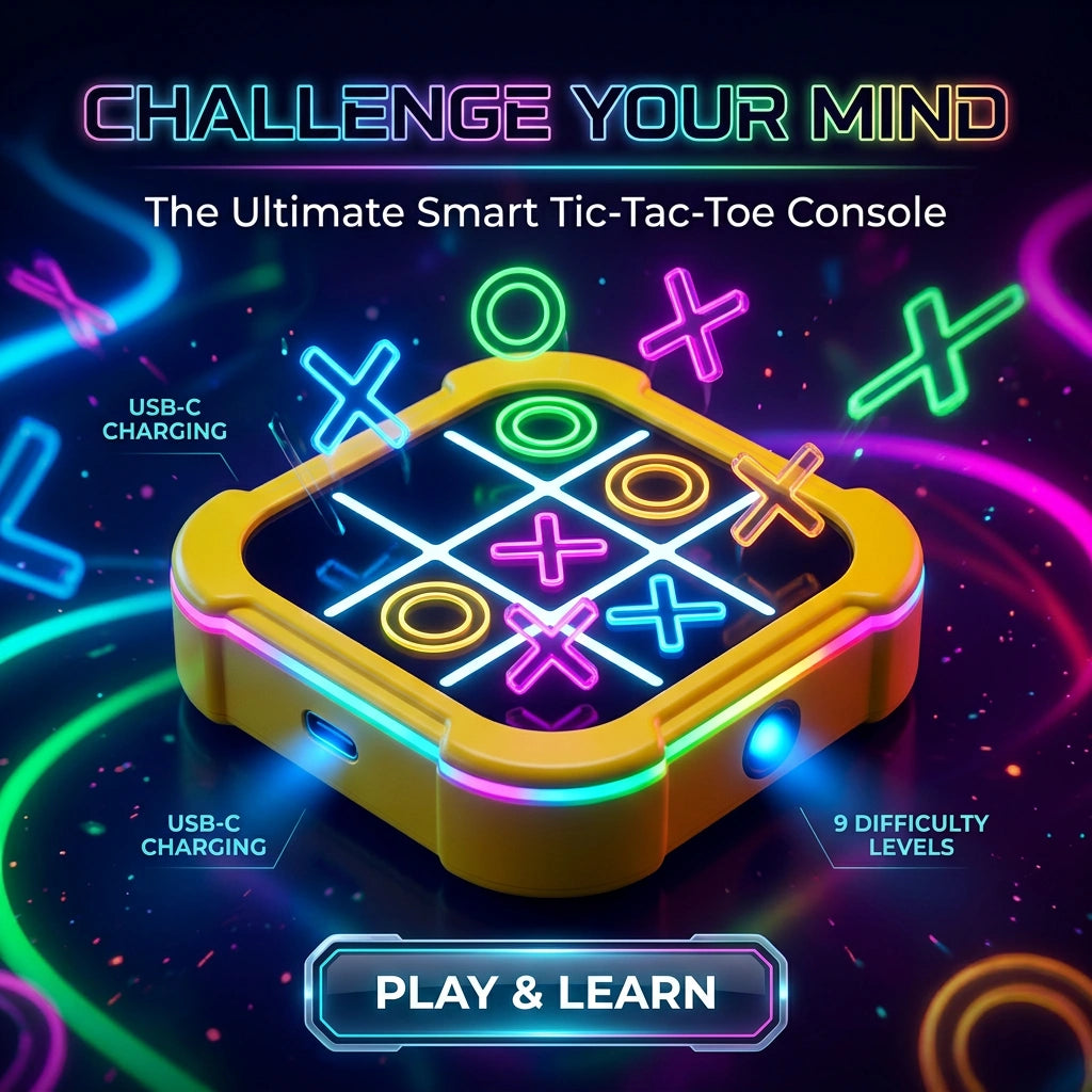 Rechargable Tic Tac Toe Smart Game Console