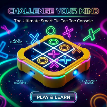 Rechargable Tic Tac Toe Smart Game Console