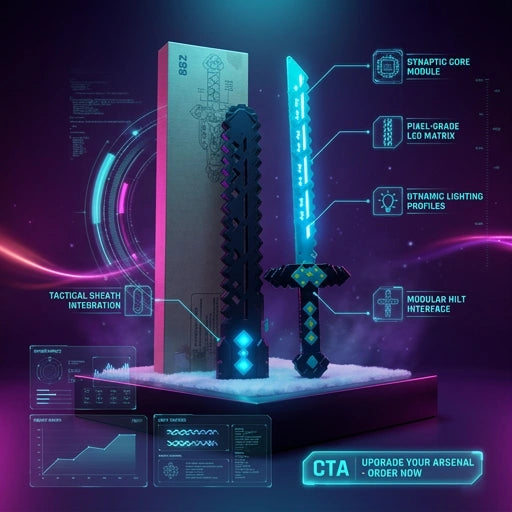 Minecraft LED Diamond Sword