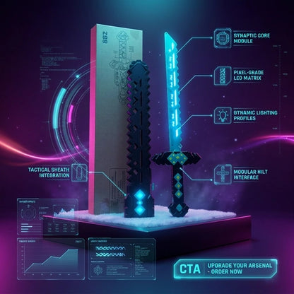 Minecraft LED Diamond Sword