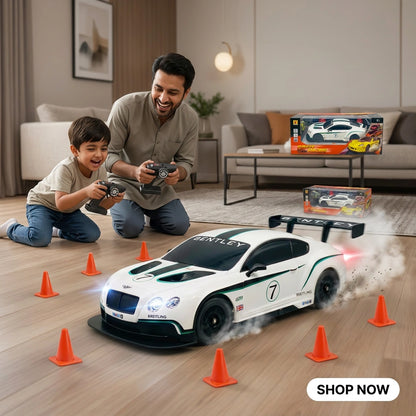 1:18 RC Licensed Bentley Continental GT3 Drift Car