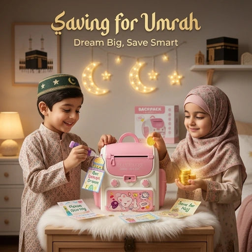 Backpack-Style Electronic Piggy Bank for Kids – Fun Mini ATM Saving Toy