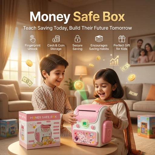 Backpack-Style Electronic Piggy Bank for Kids – Fun Mini ATM Saving Toy