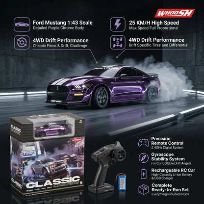 1:43 Whoosh RC Drift With Gyro 25km/h